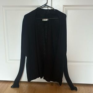 Black cardigan